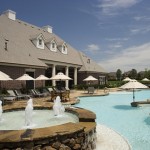Camden Panther Creek Apartment Pool Area