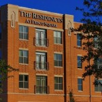 The Residences at Frisco Square Plaza & Boulevard Apartment Main View