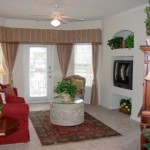 Wade Crossing Apartment Living Area
